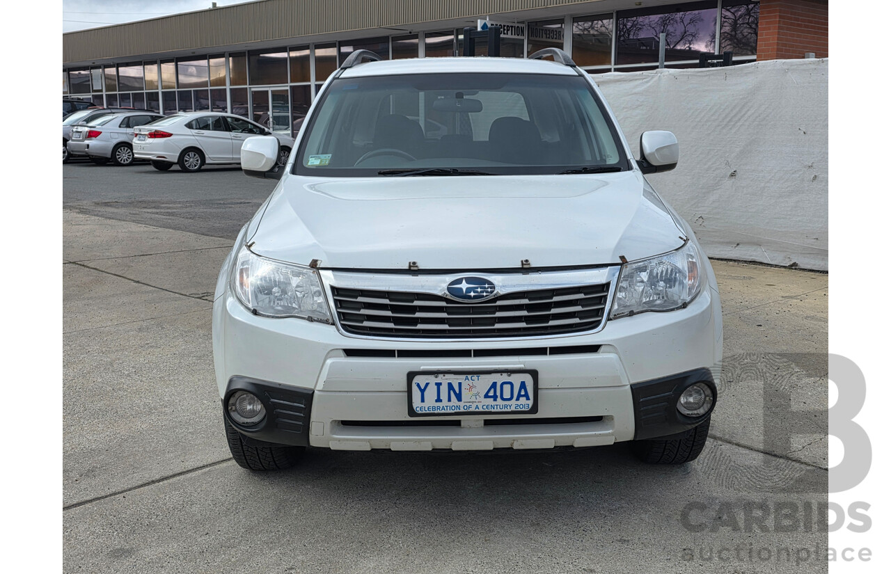 9/2010 Subaru Forester XS (AWD) MY10 4d Wagon White 2.5L