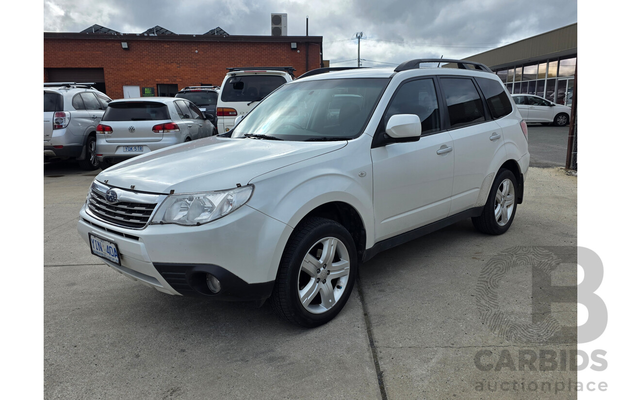 9/2010 Subaru Forester XS (AWD) MY10 4d Wagon White 2.5L