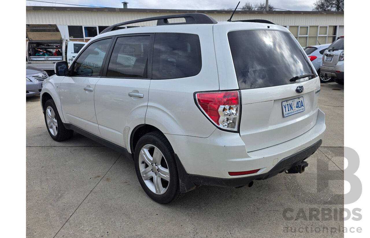 9/2010 Subaru Forester XS (AWD) MY10 4d Wagon White 2.5L
