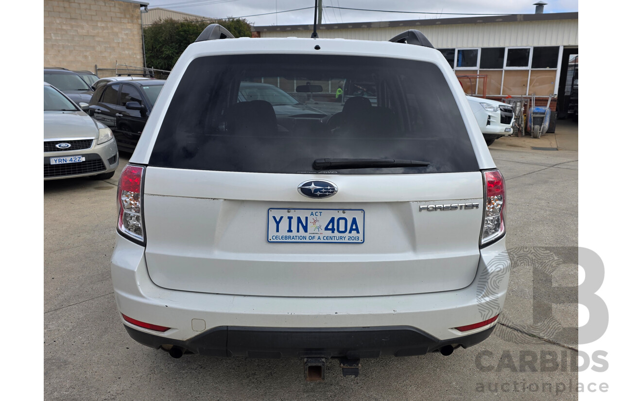 9/2010 Subaru Forester XS (AWD) MY10 4d Wagon White 2.5L