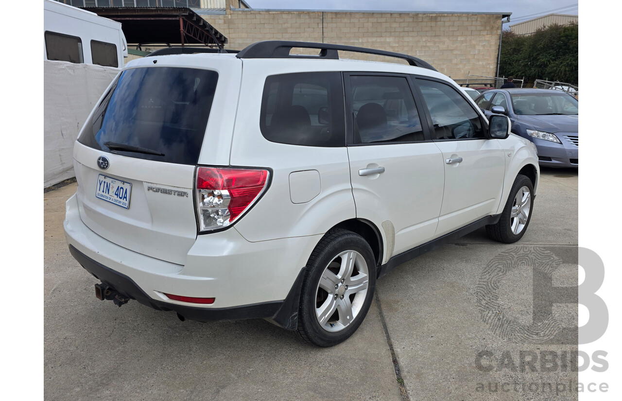 9/2010 Subaru Forester XS (AWD) MY10 4d Wagon White 2.5L