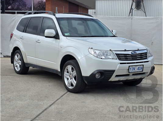9/2010 Subaru Forester XS (AWD) MY10 4d Wagon White 2.5L