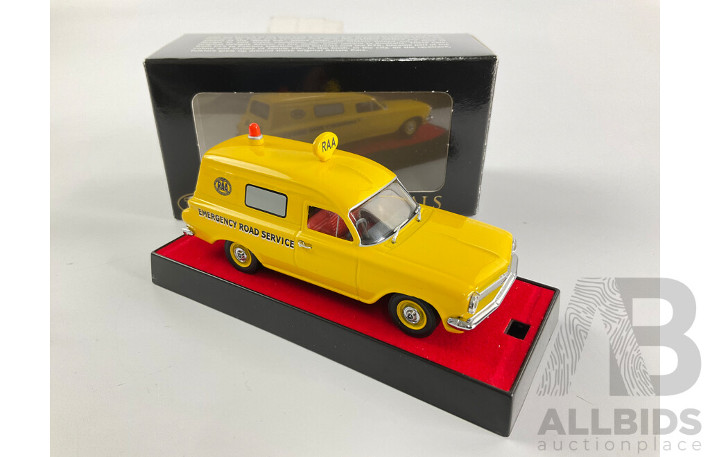 Trax Holden EH Panel Van 1963 Emergency Road Service 1:43 Scale Diecast Model TR55