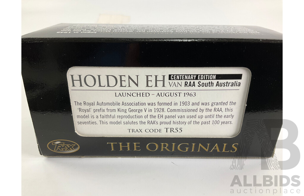 Trax Holden EH Panel Van 1963 Emergency Road Service 1:43 Scale Diecast Model TR55