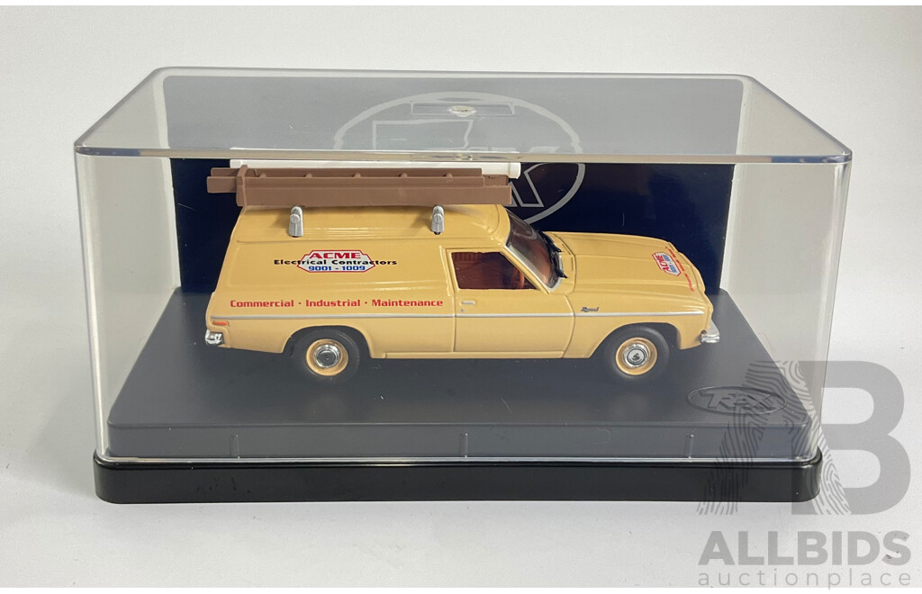 Trax Holden HX Panel Van 1976 ACME Maintenance 1:43 Scale Diecast Model TR47B
