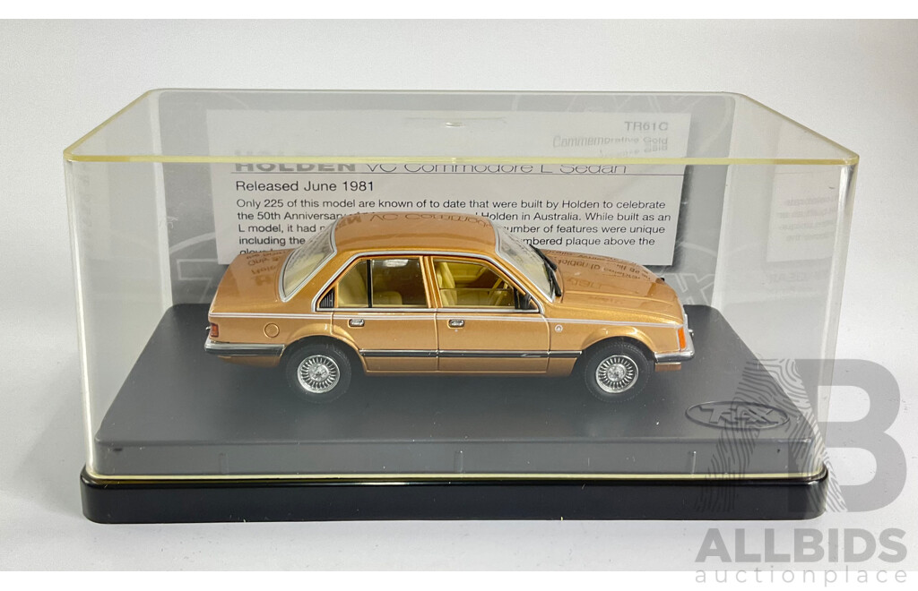 Trax Originals Diecast 1981 Holden VC Commodore L Sedan - 1:43 Scale Model TR61C