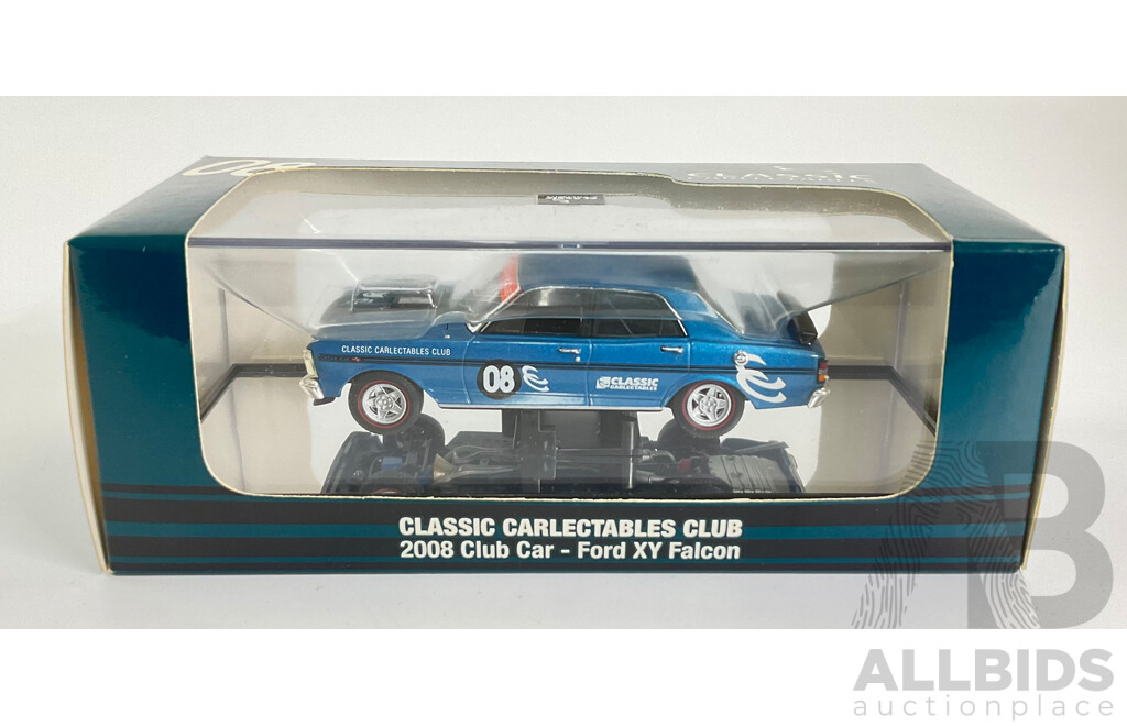 Classic Carlectables Diecast 1971 XY Ford Falcon, 2008 Club Car - 1:43 Scale