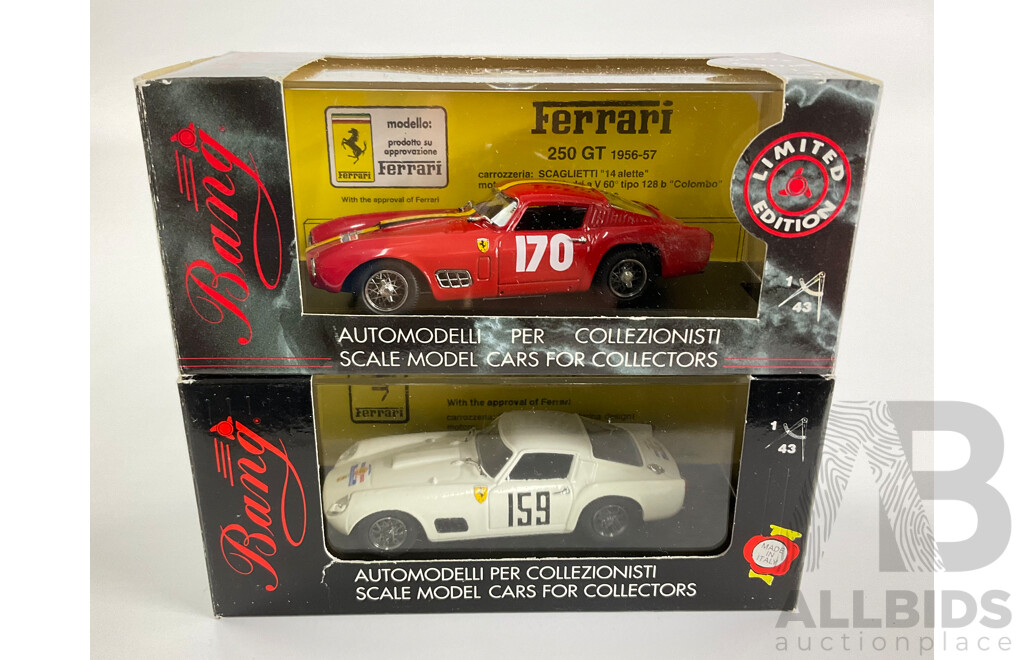 Bang Diecast Ferrari 250 TDF and 250 GT - 1:43 Scale