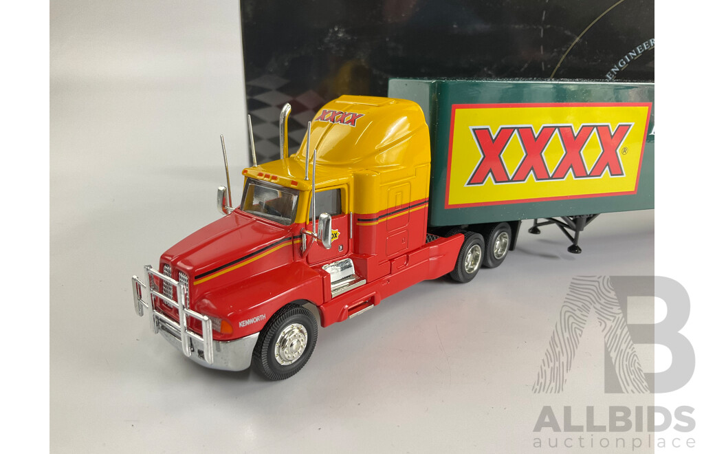 World Car Collectables Diecast Kenworth Semi Trailer Linfox/XXXX Brewers of Queensland