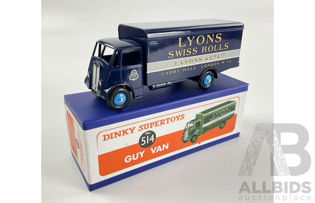 Dinky Super Toys Diecast Guy Van, Lyons Swiss Rolls