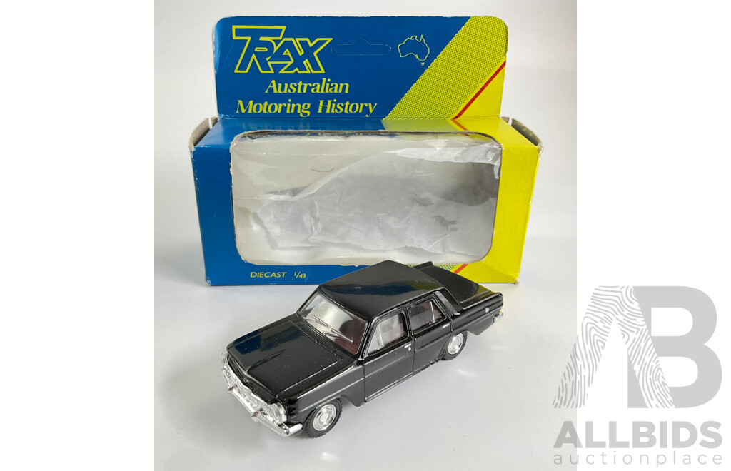 Trax Dieast 1964 Holden EH Sedan, Black - 1:43 Scale