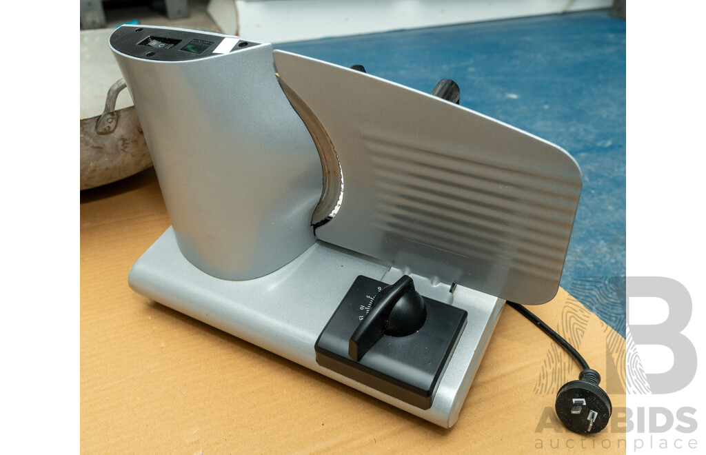 Kogan Deli Slicer & Steel Wok