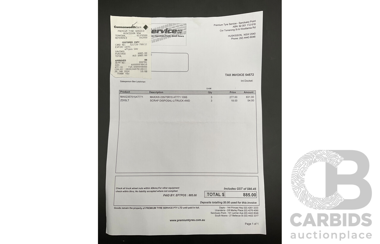 10/2015 Holden Colorado LS (4x4) RG MY16 Space C/Chas Summit White Turbo Diesel 2.8L
