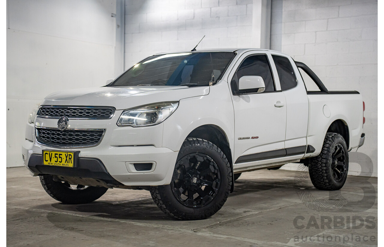 10/2015 Holden Colorado LS (4x4) RG MY16 Space C/Chas Summit White Turbo Diesel 2.8L