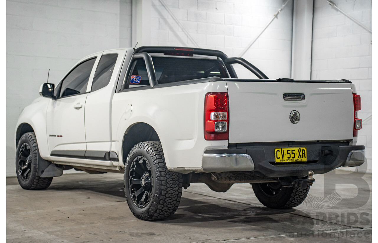 10/2015 Holden Colorado LS (4x4) RG MY16 Space C/Chas Summit White Turbo Diesel 2.8L