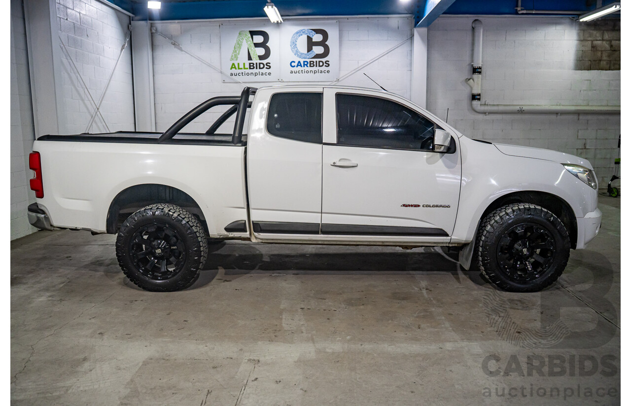 10/2015 Holden Colorado LS (4x4) RG MY16 Space C/Chas Summit White Turbo Diesel 2.8L