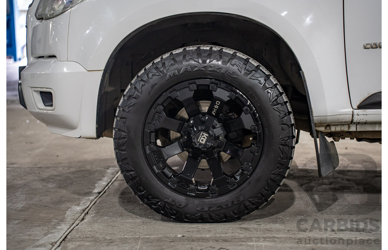 10/2015 Holden Colorado LS (4x4) RG MY16 Space C/Chas Summit White Turbo Diesel 2.8L