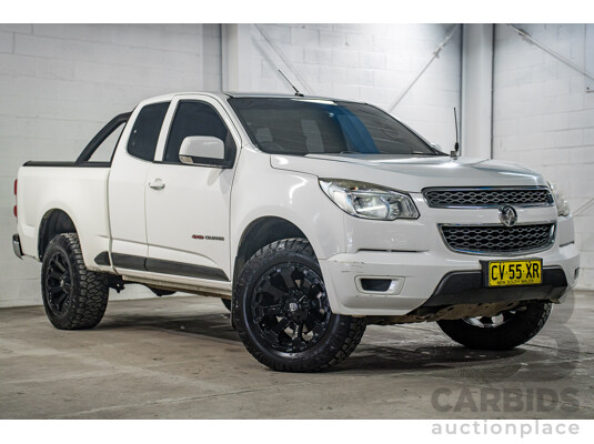 10/2015 Holden Colorado LS (4x4) RG MY16 Space C/Chas Summit White Turbo Diesel 2.8L