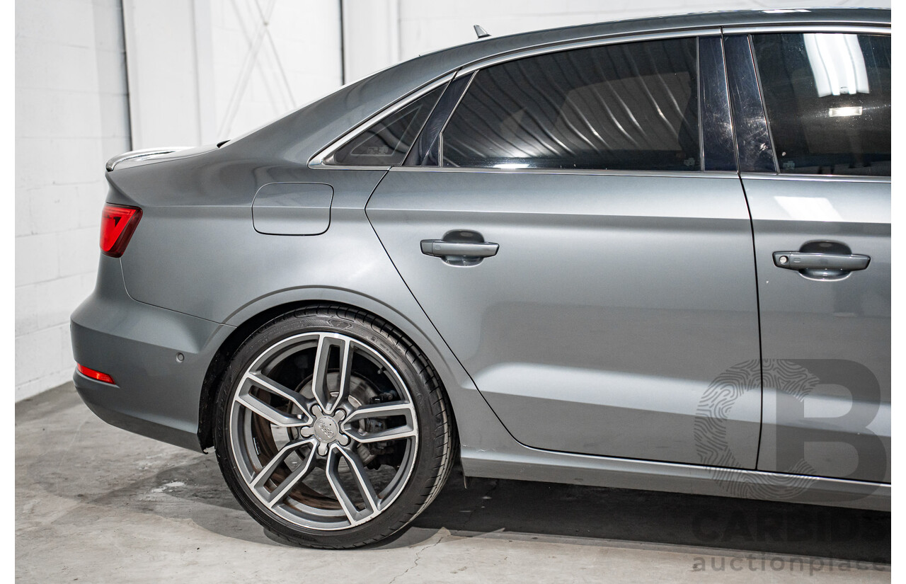8/2015 Audi A3 1.8 TFSI Ambition Quattro 8V MY16 4d Sedan Monsoon Grey Metallic Turbo 1.8L