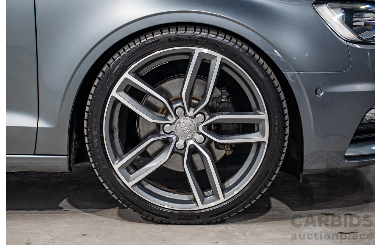 8/2015 Audi A3 1.8 TFSI Ambition Quattro 8V MY16 4d Sedan Monsoon Grey Metallic Turbo 1.8L