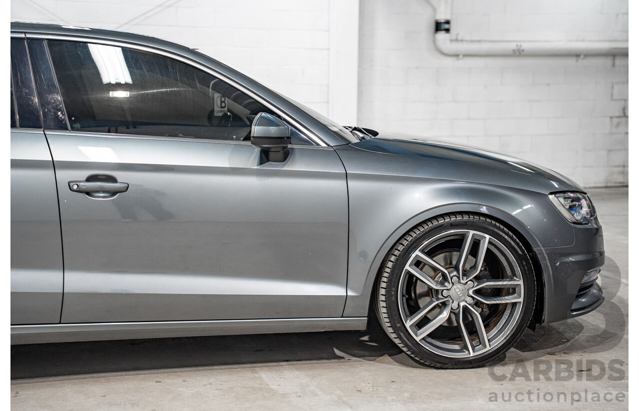 8/2015 Audi A3 1.8 TFSI Ambition Quattro 8V MY16 4d Sedan Monsoon Grey Metallic Turbo 1.8L