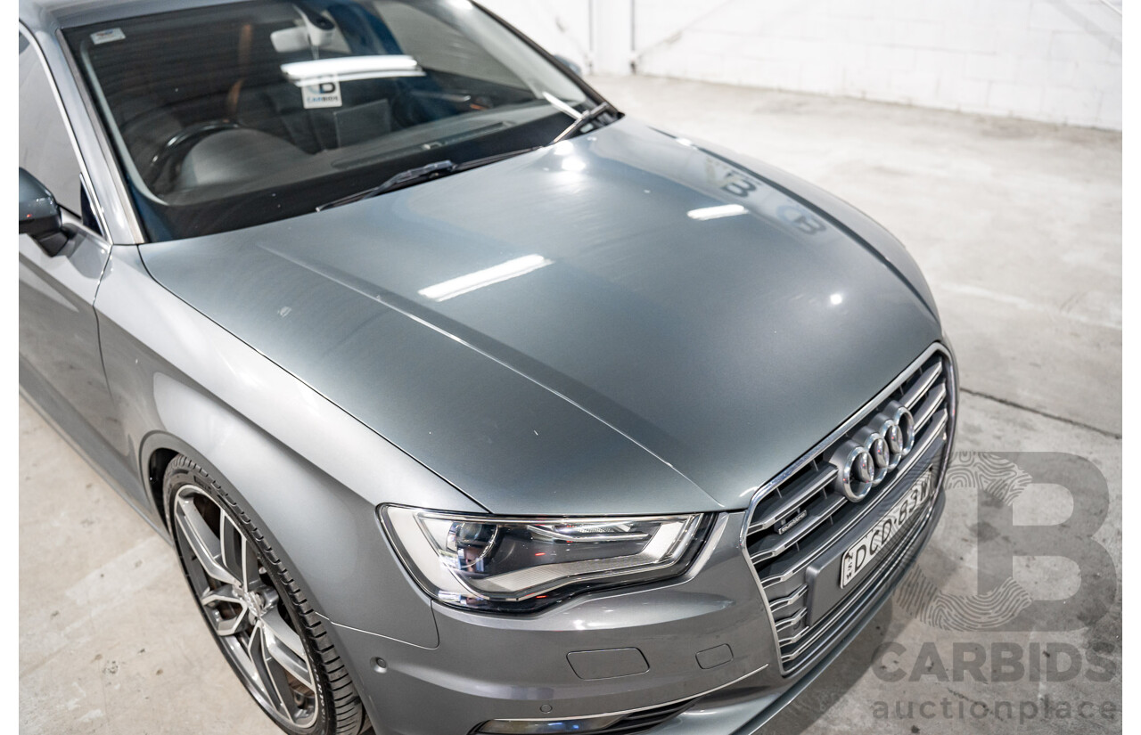 8/2015 Audi A3 1.8 TFSI Ambition Quattro 8V MY16 4d Sedan Monsoon Grey Metallic Turbo 1.8L