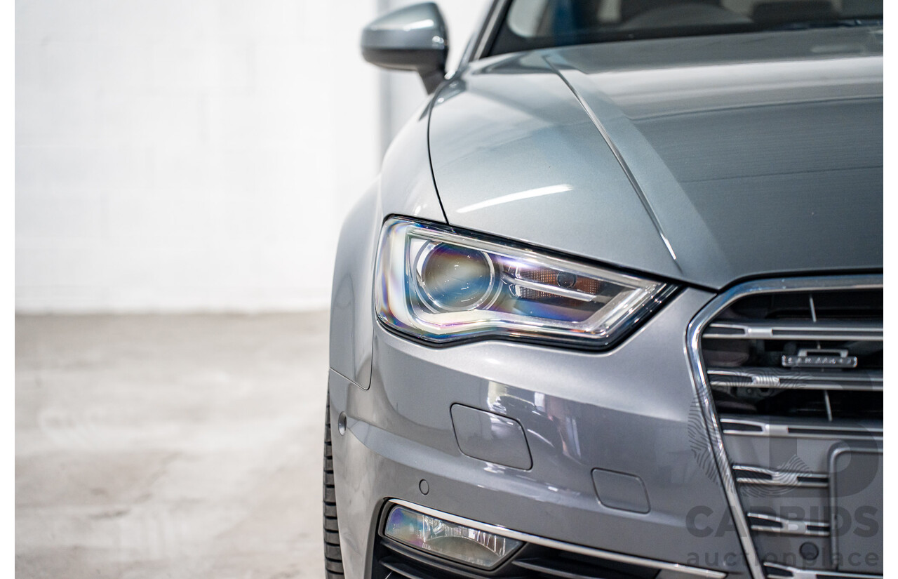 8/2015 Audi A3 1.8 TFSI Ambition Quattro 8V MY16 4d Sedan Monsoon Grey Metallic Turbo 1.8L