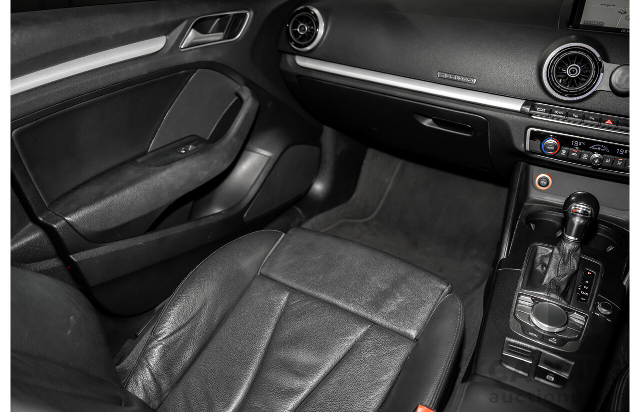 8/2015 Audi A3 1.8 TFSI Ambition Quattro 8V MY16 4d Sedan Monsoon Grey Metallic Turbo 1.8L