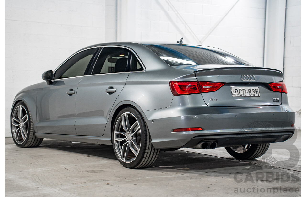 8/2015 Audi A3 1.8 TFSI Ambition Quattro 8V MY16 4d Sedan Monsoon Grey Metallic Turbo 1.8L