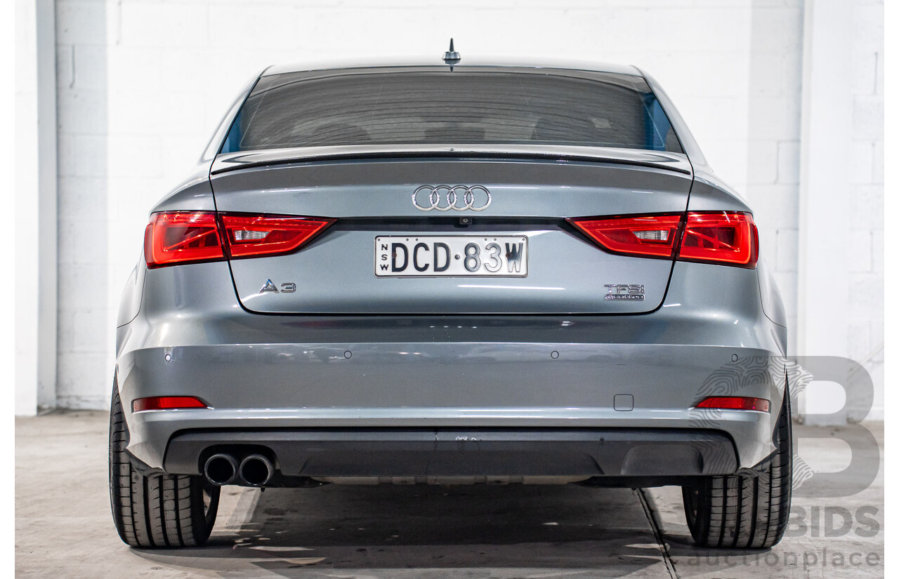 8/2015 Audi A3 1.8 TFSI Ambition Quattro 8V MY16 4d Sedan Monsoon Grey Metallic Turbo 1.8L