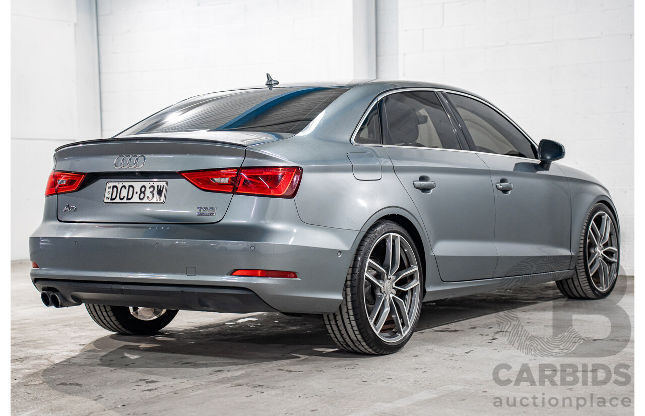8/2015 Audi A3 1.8 TFSI Ambition Quattro 8V MY16 4d Sedan Monsoon Grey Metallic Turbo 1.8L