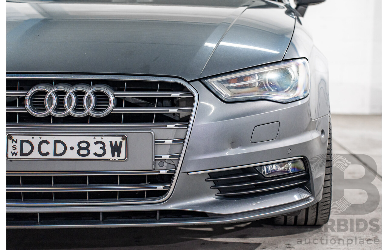 8/2015 Audi A3 1.8 TFSI Ambition Quattro 8V MY16 4d Sedan Monsoon Grey Metallic Turbo 1.8L