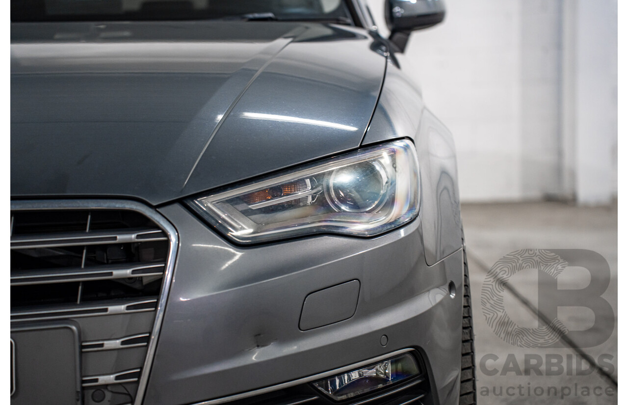 8/2015 Audi A3 1.8 TFSI Ambition Quattro 8V MY16 4d Sedan Monsoon Grey Metallic Turbo 1.8L