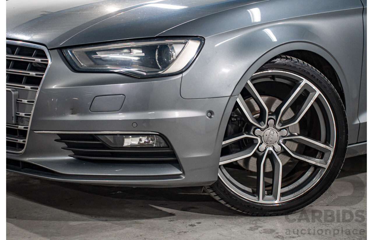 8/2015 Audi A3 1.8 TFSI Ambition Quattro 8V MY16 4d Sedan Monsoon Grey Metallic Turbo 1.8L