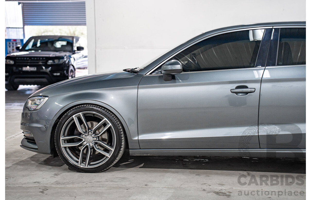 8/2015 Audi A3 1.8 TFSI Ambition Quattro 8V MY16 4d Sedan Monsoon Grey Metallic Turbo 1.8L