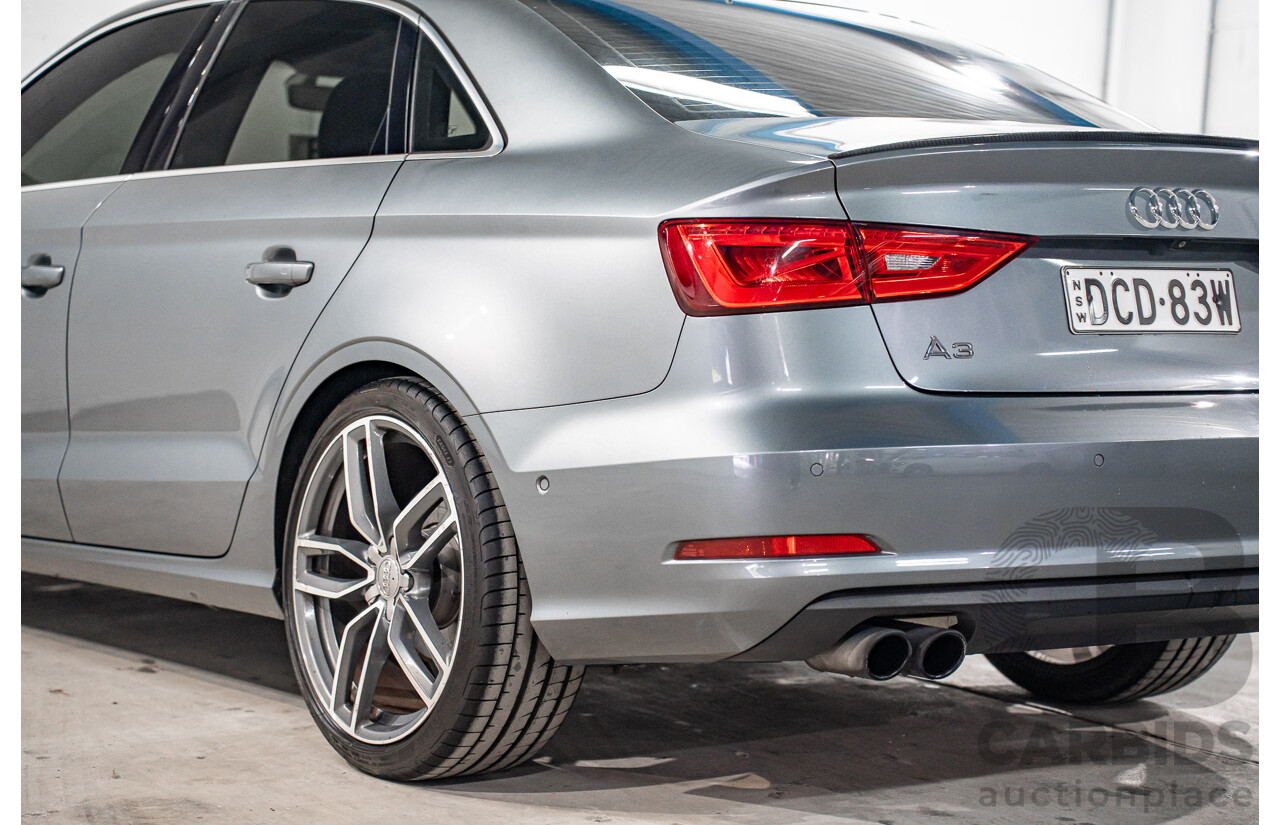 8/2015 Audi A3 1.8 TFSI Ambition Quattro 8V MY16 4d Sedan Monsoon Grey Metallic Turbo 1.8L
