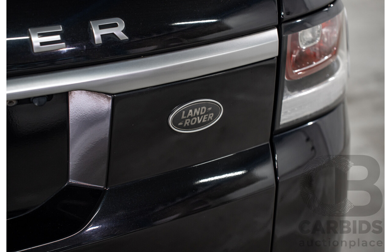 03/2017 Land Rover Range Rover Sport 3.0 SDV6 SE (AWD) LW MY18 4d Wagon Santorini Black Metallic Turbo Diesel V6 3.0L - 7 Seater