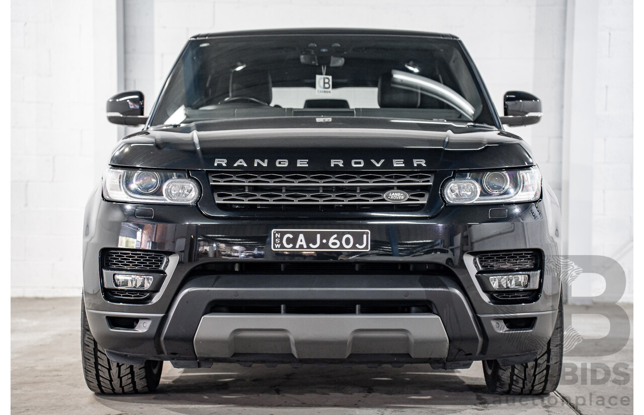 03/2017 Land Rover Range Rover Sport 3.0 SDV6 SE (AWD) LW MY18 4d Wagon Santorini Black Metallic Turbo Diesel V6 3.0L - 7 Seater