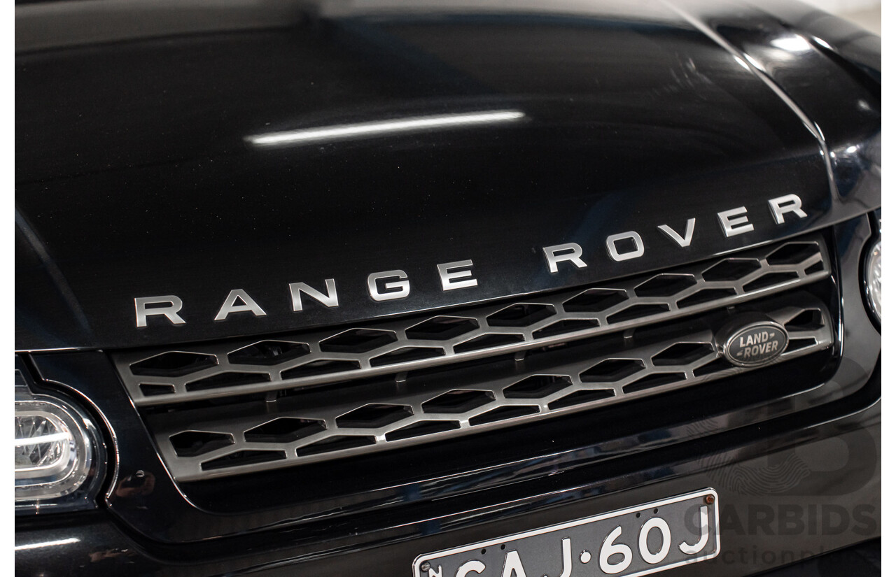 03/2017 Land Rover Range Rover Sport 3.0 SDV6 SE (AWD) LW MY18 4d Wagon Santorini Black Metallic Turbo Diesel V6 3.0L - 7 Seater