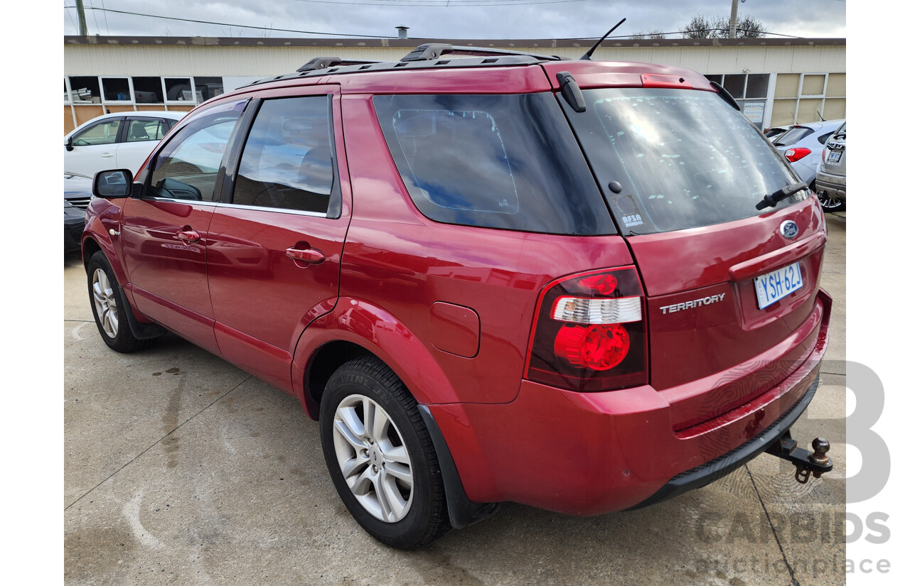 1/2010 Ford Territory TS (4x4) SY MKII 4d Wagon Red 4.0L