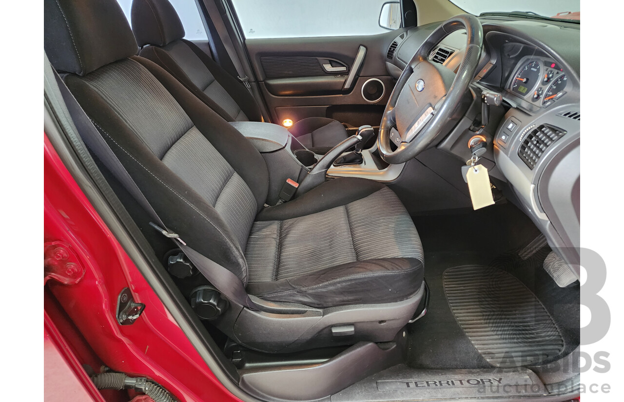 1/2010 Ford Territory TS (4x4) SY MKII 4d Wagon Red 4.0L