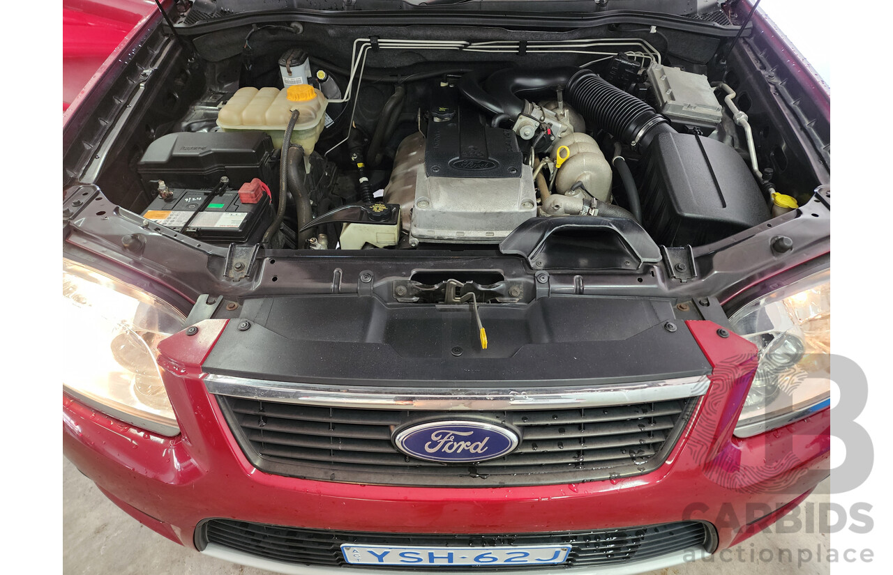 1/2010 Ford Territory TS (4x4) SY MKII 4d Wagon Red 4.0L