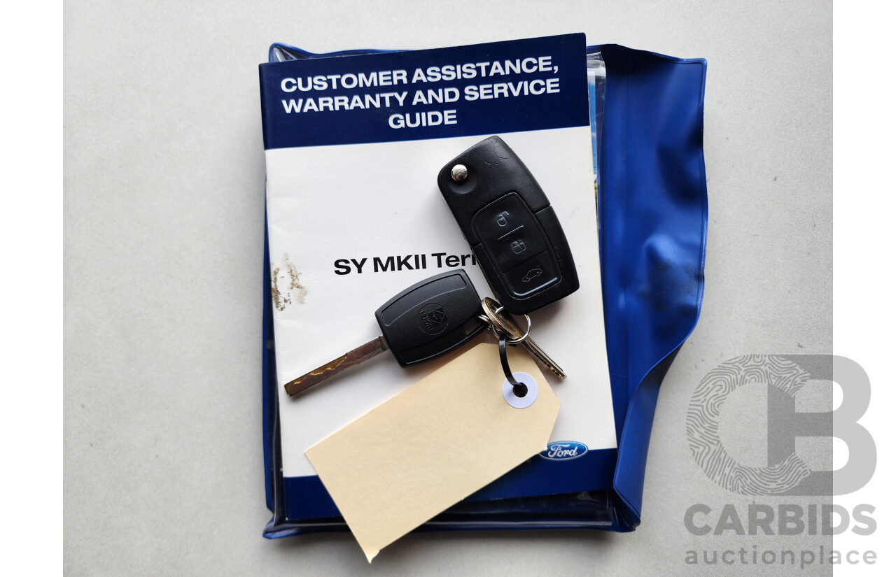 1/2010 Ford Territory TS (4x4) SY MKII 4d Wagon Red 4.0L