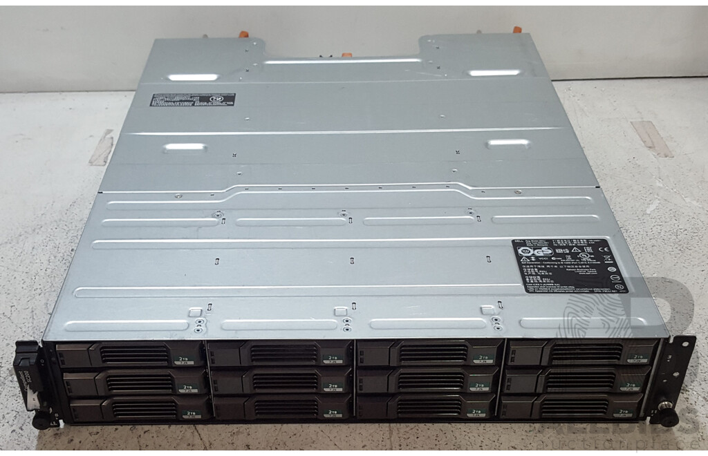 Dell Compellent SC200 12-Bay SAS Hard Drive Array w/ 24TB of Total Storage