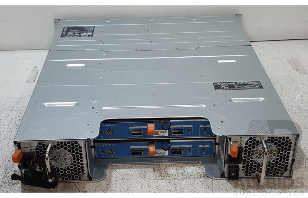 Dell Compellent SC200 12-Bay SAS Hard Drive Array w/ 24TB of Total Storage