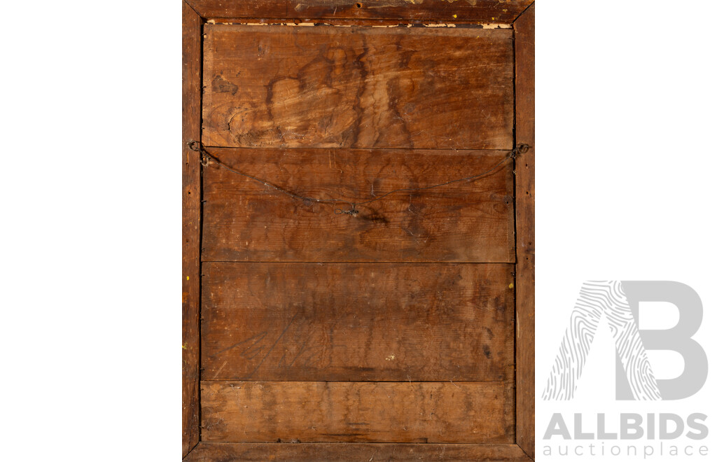 Artist Unknown, (c1890s), Rex The Scottish Deerhound with Owners, 77 x 59 cm (frame)