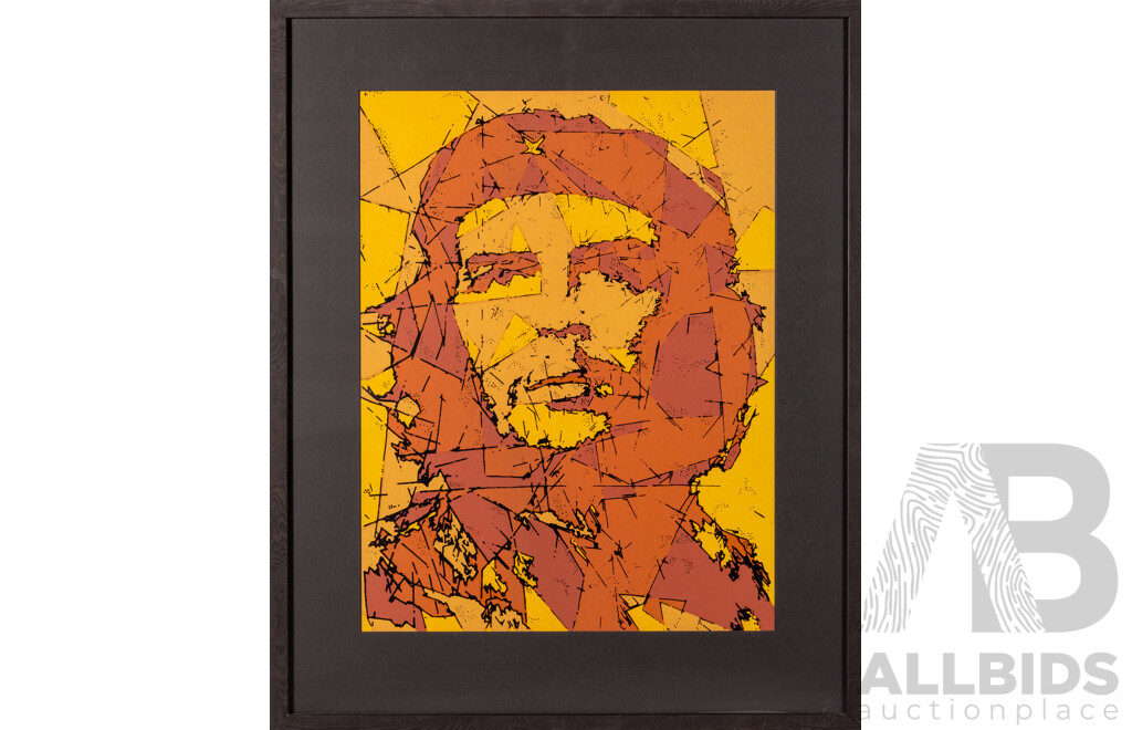 Artist Unknown, (20th Century, Cuban), Che Guevara, Offset Lithograph, 76 x 62 cm (frame)