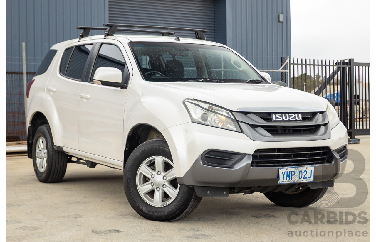 1/2014 Isuzu MU-X LS-M UC 4d Wagon White Turbo Diesel 3.0L - 7 seats