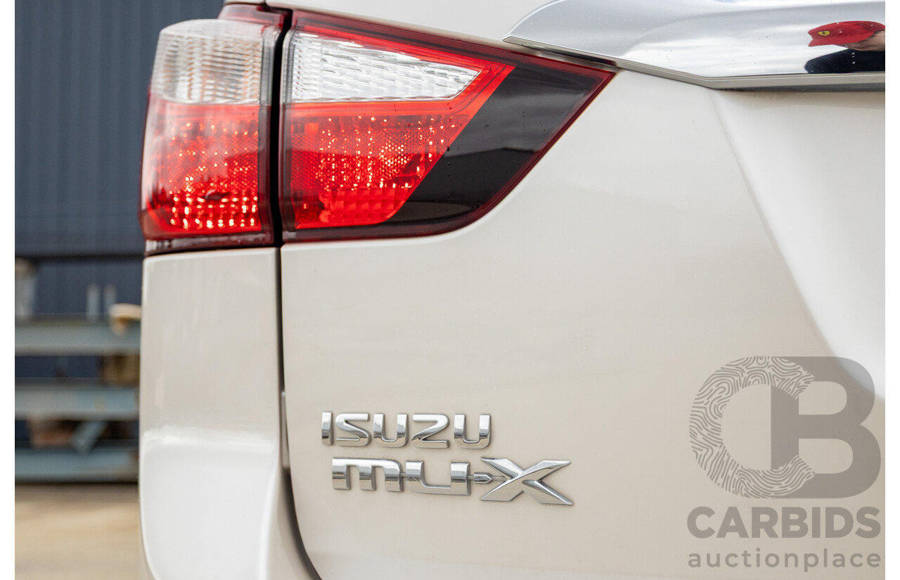1/2014 Isuzu MU-X LS-M UC 4d Wagon White Turbo Diesel 3.0L - 7 seats