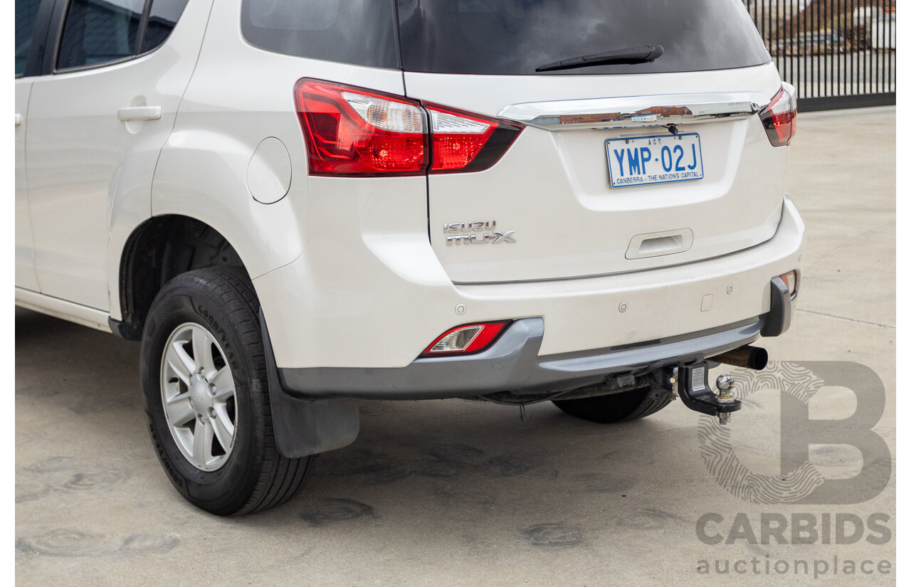 1/2014 Isuzu MU-X LS-M UC 4d Wagon White Turbo Diesel 3.0L - 7 seats